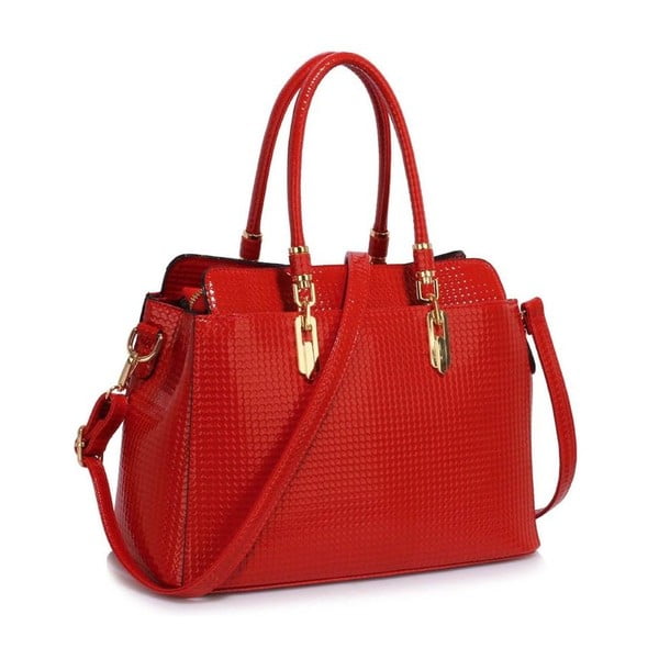 Czerwona torebka L&S Bags Priscilla