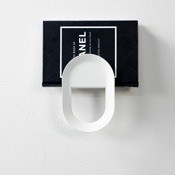 Biały ścienny stalowy haczyk Coucou – Spinder Design-image-1