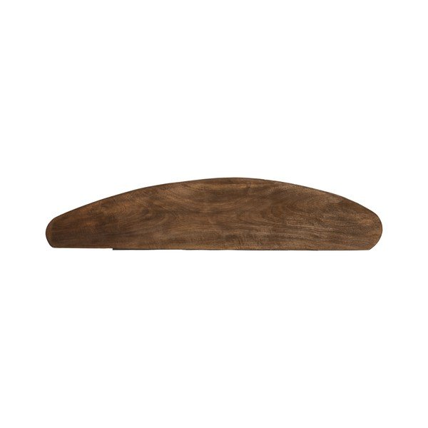 Półka z litego drewna mango w ciemnym naturalnym kolorze 80 cm Ginosu – Light & Living-image-1