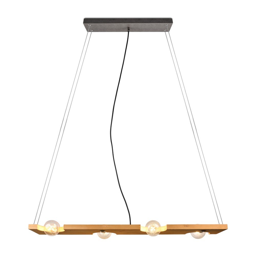 Lampa wisząca w naturalnym kolorze Tailor – Trio (zdjęcie 5)
