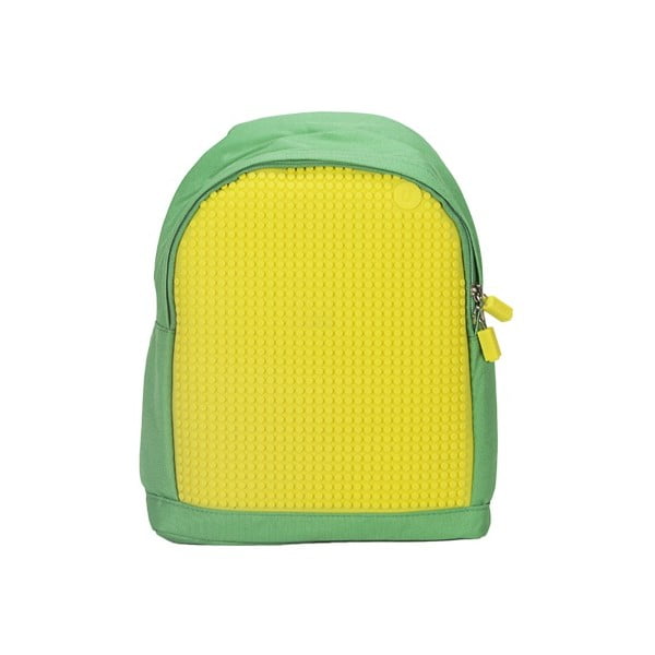 Plecak dziecięcy Pixelbag, zielony/żółty
