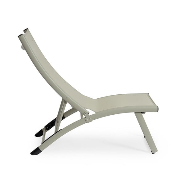Szarobrązowy metalowy leżak ogrodowy Taylor – Bizzotto-image-1