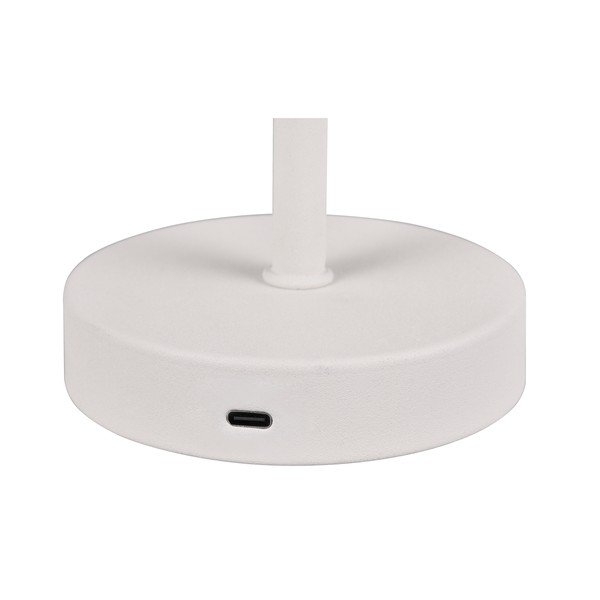 Biała lampa stołowa LED ze ściemniaczem (wys. 30 cm) Jeff – Reality-image-3