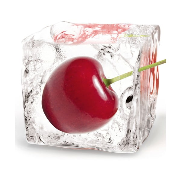 Szklany obraz Cherry Cube, 20x20 cm