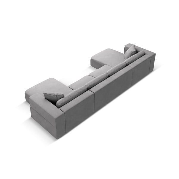 Jasnoszary narożnik (w kształcie litery U) Esther – Milo Casa-image-3