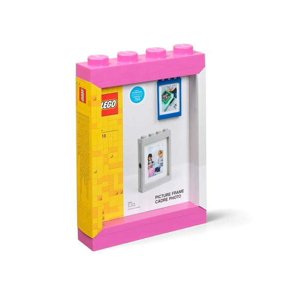 Różowa ramka na zdjęcie LEGO®, 19,3x26,8 cm-image-4