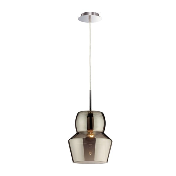 Lampa wisząca Crido Glass Gray, 22 cm