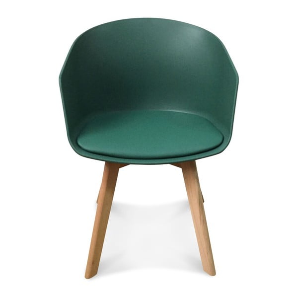 Zestaw 2 zielonych krzeseł Opjet Paris Scandinave