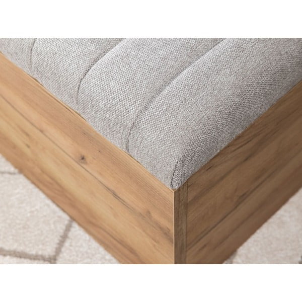 Jasnoszaro-naturalna ławka Oceane – Bobochic Paris-image-3