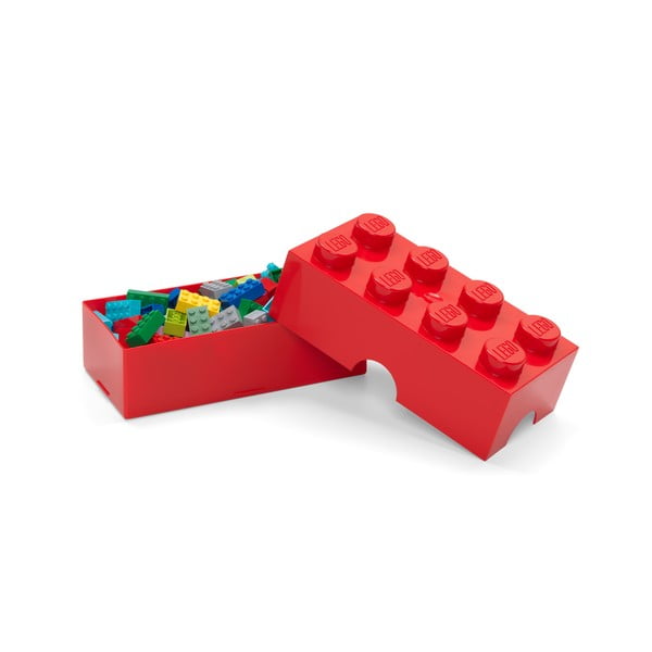 Czerwony plastikowy pojemnik dziecięcy 20x10x7 cm – LEGO®-image-3