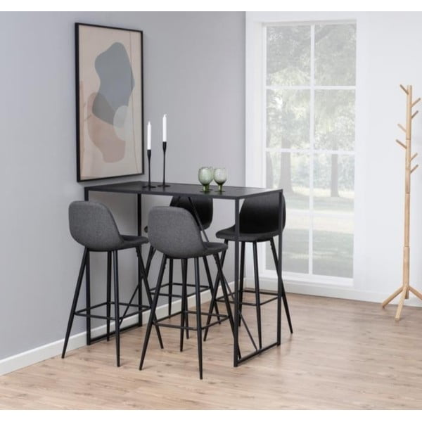 Jasnoszary hoker z metalową konstrukcją Actona Wilma-image-1