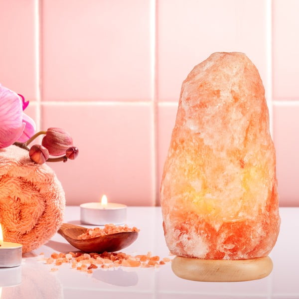 Pomarańczowa lampa solna, wys. 35 cm Sally – LAMKUR-image-1