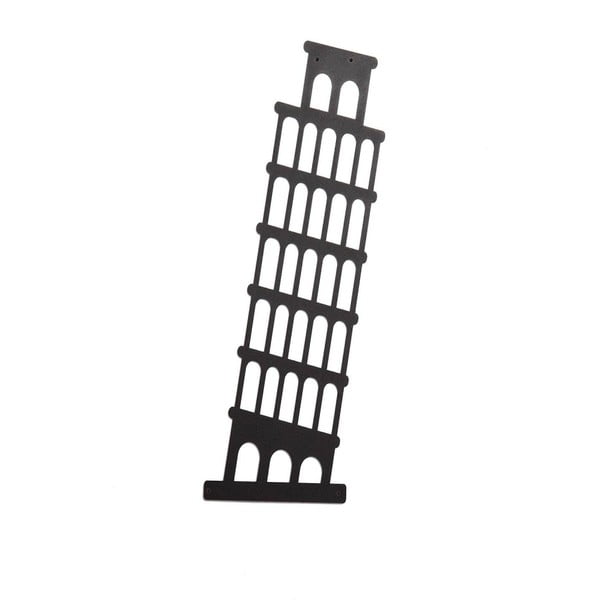 Czarna dekoracja ścienna Wall Decor Pisa