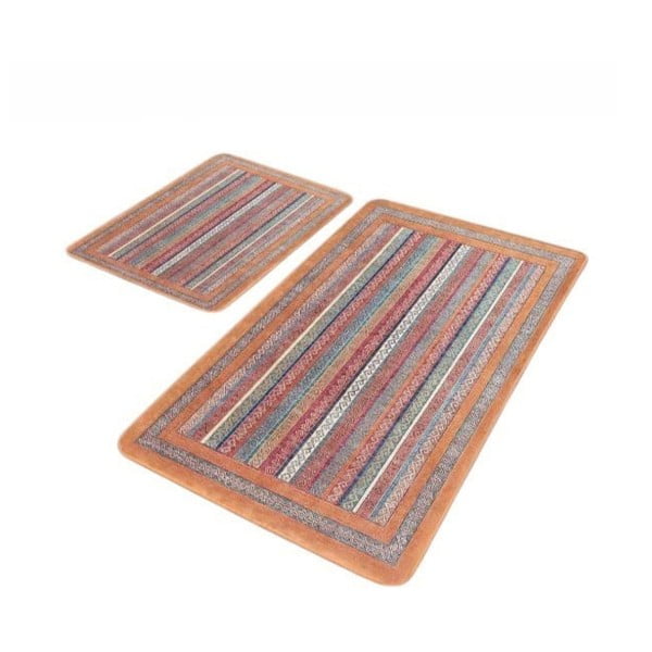 Aksamitne dywaniki łazienkowe zestaw 2 szt. 60x100 cm – Mila Home