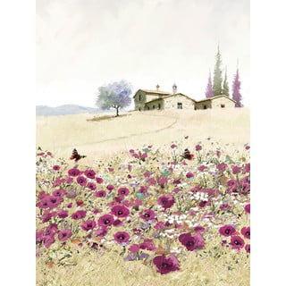 Obraz na płótnie Styler Violet Poppies, 50x70 cm