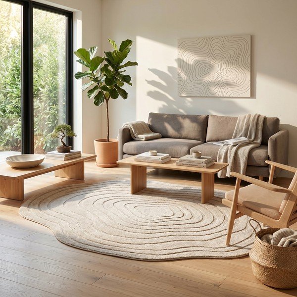 Beżowy dywan 160x230 cm Pebble – ESTE-image-3