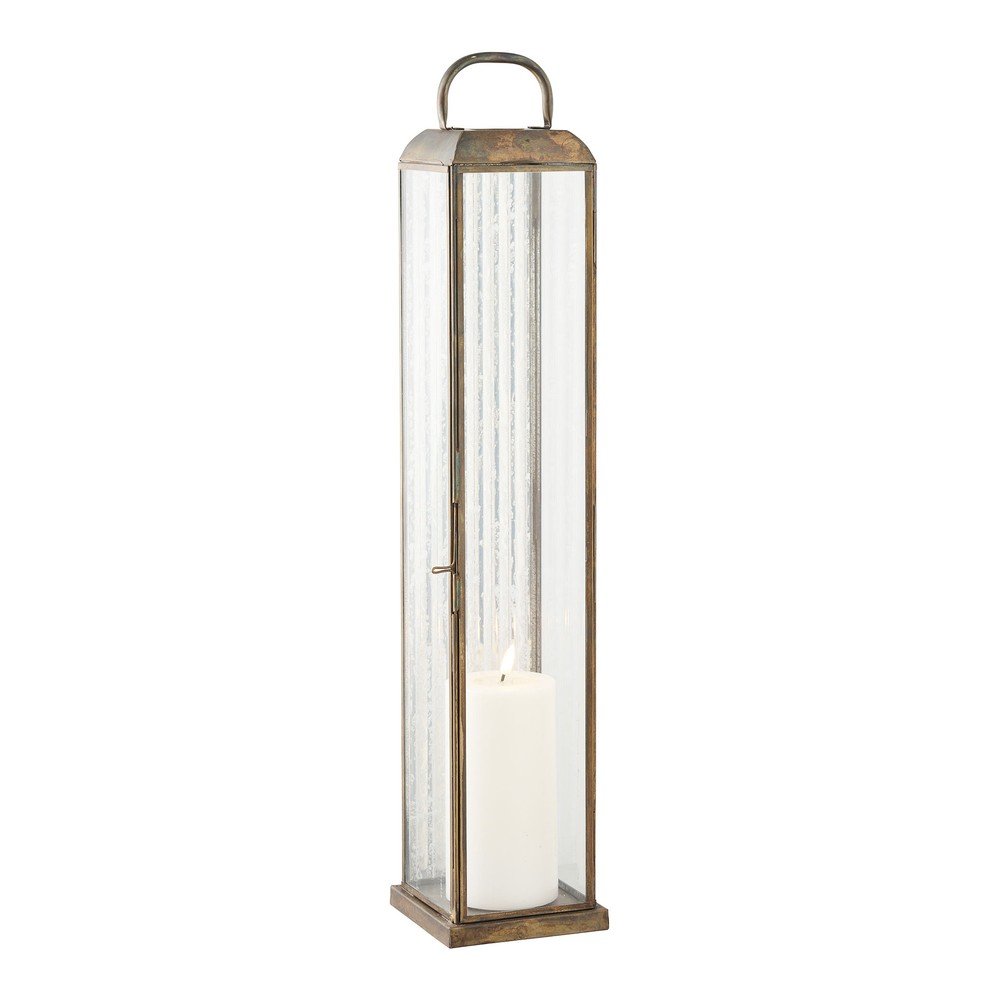 Metalowo-szklany lampion (wysokość 60 cm) Herslev – House Nordic
