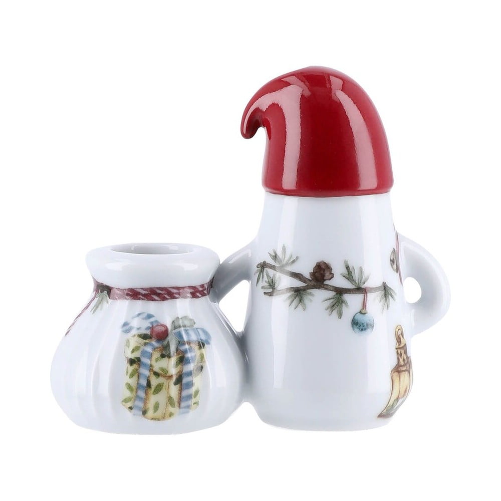 Ceramiczny świecznik ze świątecznym motywem Hammershøi Christmas Father Elf – Kähler Design (zdjęcie 6)