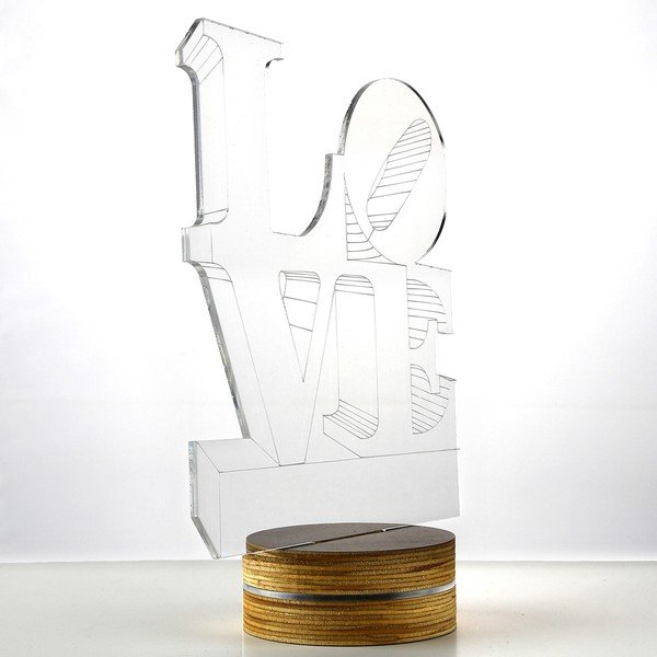 Lampa 3D stołowa Love-image-1