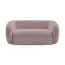 Różowa sofa z tkaniny szenilowej 160 cm Celine – Bobochic Paris