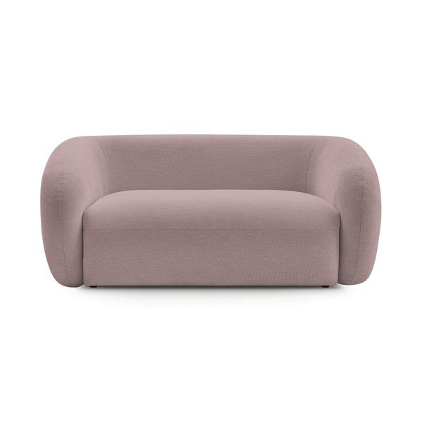 Różowa sofa z tkaniny szenilowej 160 cm Celine – Bobochic Paris