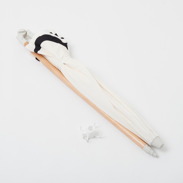 Czarno-biały parasol ogrodowy ø 155 cm Casa Marbella – Sunnylife-image-3