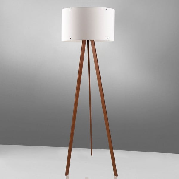 Biała lampa stojąca Simple-image-1