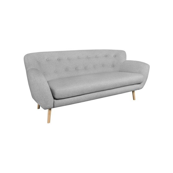 Jasnoszara sofa trzyosobowa Kooko Home Pop-image-2