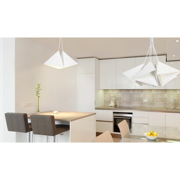 Biała lampa wisząca Evergreen Ligths Suspension Lamp Set-image-1
