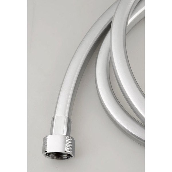 Plastikowy wąż prysznicowy w kolorze srebra Quadroflex – Sapho-image-2