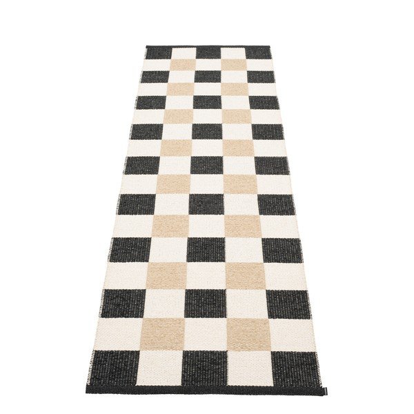 Czarno-kremowy chodnik odpowiedni na zewnątrz 70x240 cm Pix Black Vanilla – Pappelina