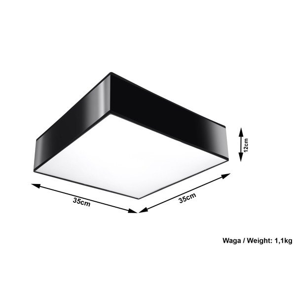Czarna lampa sufitowa Sollux Mitra Ceiling 35-image-4