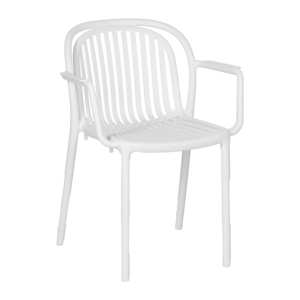 Białe plastikowe krzesło Alia – Ixia