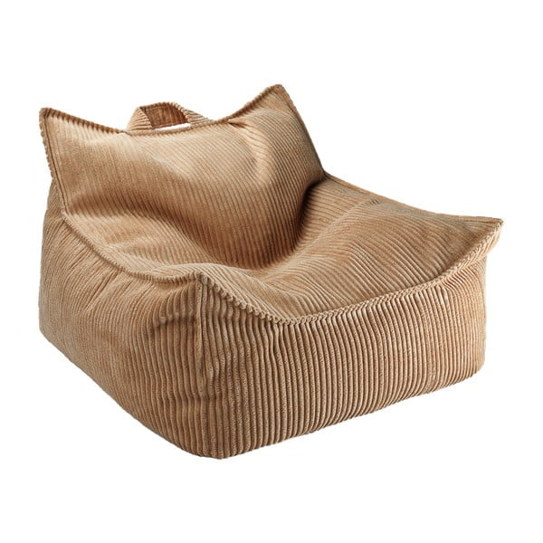 Brązowy sztruksowy dziecięcy worek do siedzenia Chair – Wigiwama