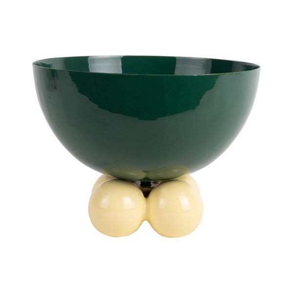 Zielona żelazna misa ø 26 cm Double Funky – PT LIVING-image-2