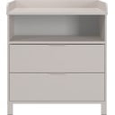 Kremowa komoda dziecięca z przewijakiem 89x102x77 cm Alkmaar – Germania