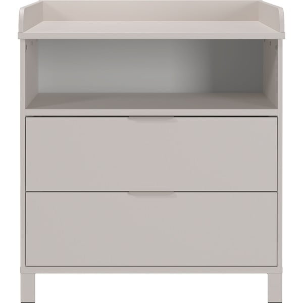 Kremowa komoda dziecięca z przewijakiem 89x102x77 cm Alkmaar – Germania