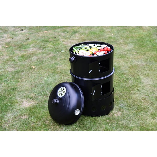 Grill z wędzarnią na węgiel drzewny Cattara Pisa, ø 40 cm-image-2