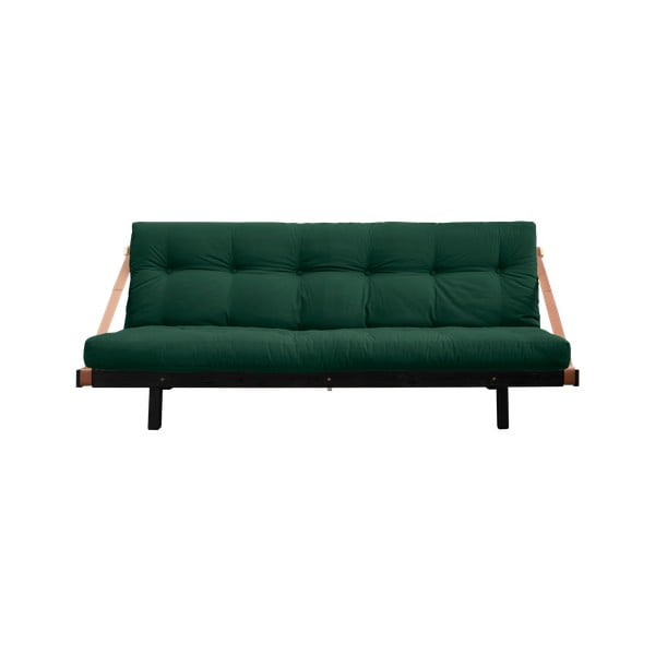 Sofa rozkładana Karup Design Jump Black/Dark Green