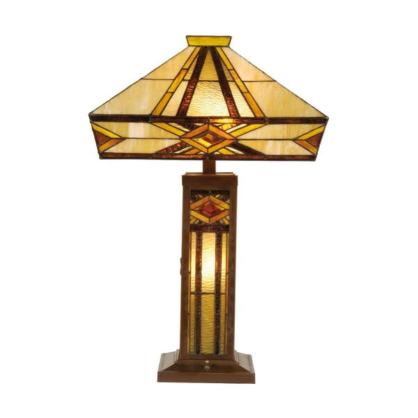 Lampa stołowa Tiffany Cubic