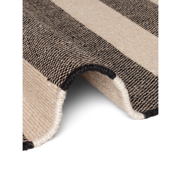 Czarny/kremowy chodnik z juty tkany ręcznie 80x200 cm Playa – Hanse Home-image-3