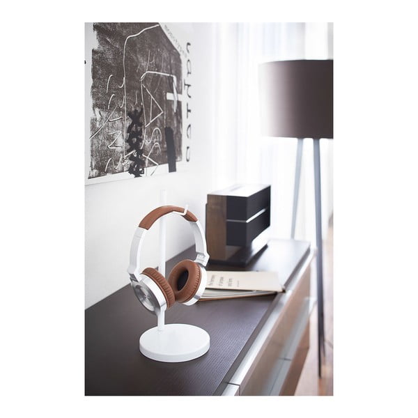 Biały stojak na słuchawki YAMAZAKI Bautes-image-1