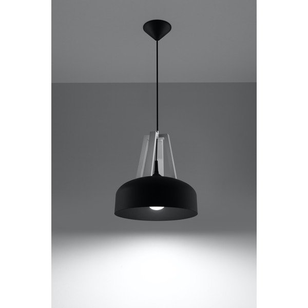 Czarna lampa wisząca Sollux Olla-image-2