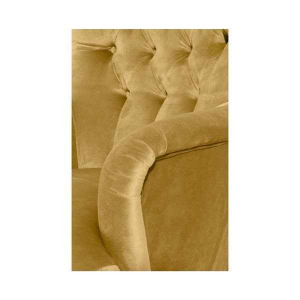 Żółty fotel Max Winzer Brandon Suede-image-4