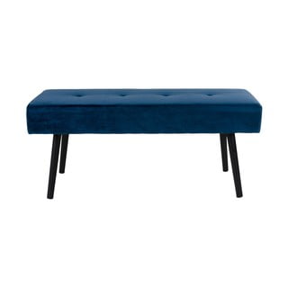 Niebieska aksamitna ławka Bonami Essentials Skiby