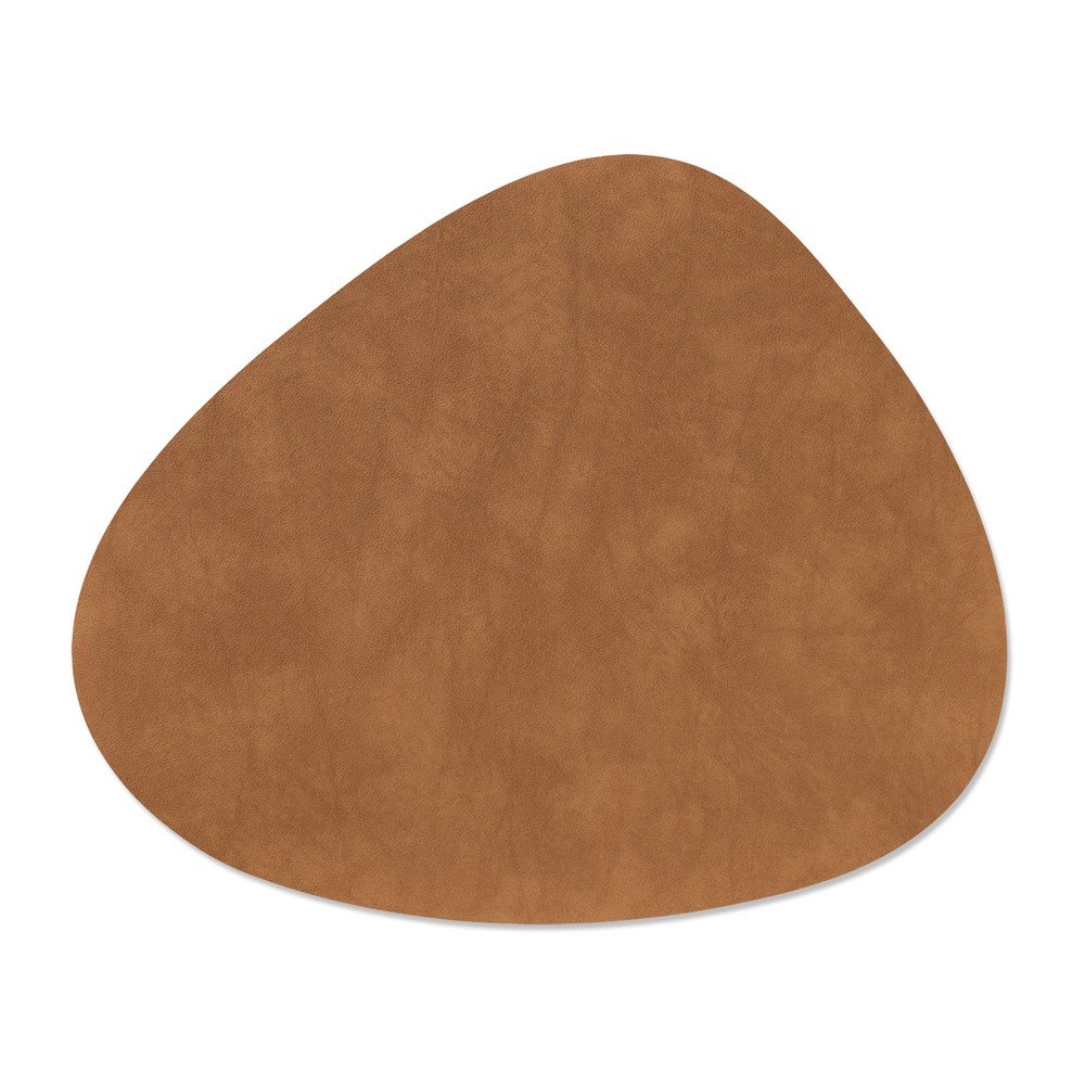 Mata stołowa ze skóry ekologicznej 37x44 cm Curve L Double Nupo – LIND DNA (zdjęcie 3)