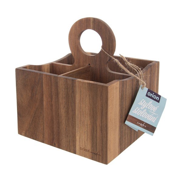 Drewniany stojak na przybory kuchenne Wooden – Orion-image-2