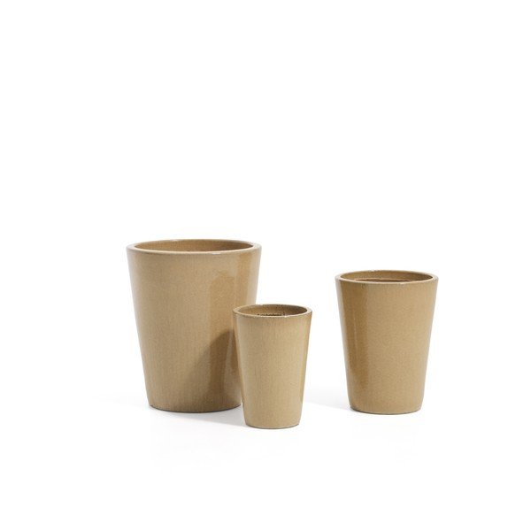 Ceramiczne doniczki zestaw 3 szt. ø 47 cm Rotja – Kave Home