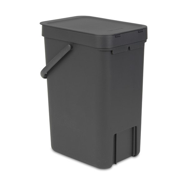 Kosz Sort & Go 12 l, szary-image-2