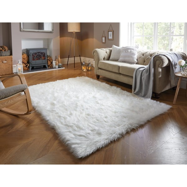 Biały dywan Flair Rugs Sheepskin, 170x120 cm-image-1